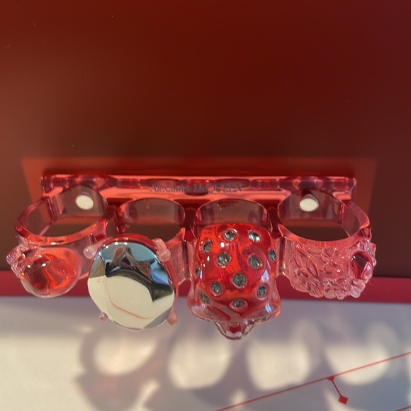 Alexander McQueen Jeweled PVC Shoulder Bag - Picture 5 of 15